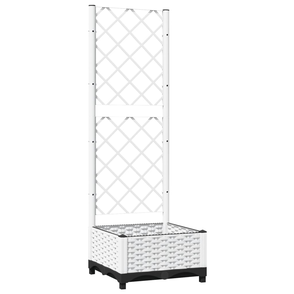 Vidaxl Planning Box con Slat Work 40x40x121.5 cm de polipropeno