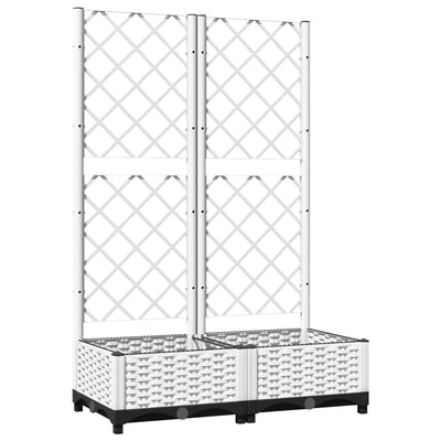 Vidaxl fioriera con polipropene latwerk 80x40x121.5 cm