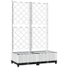 Vidaxl fioriera con polipropene latwerk 80x40x121.5 cm