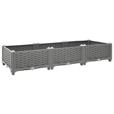 Vidaxl fioriera ha raccolto polipropene da 120x40x23 cm