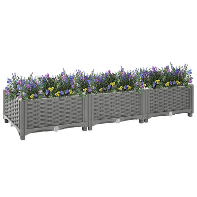 Vidaxl fioriera ha raccolto polipropene da 120x40x23 cm