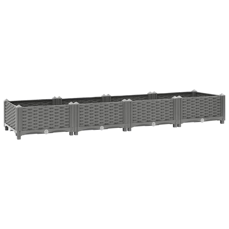 Vidaxl fioriera raccolta 160x40x23 cm polipropene