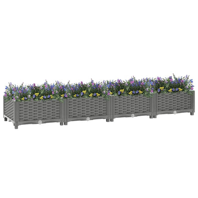 Vidaxl fioriera raccolta 160x40x23 cm polipropene