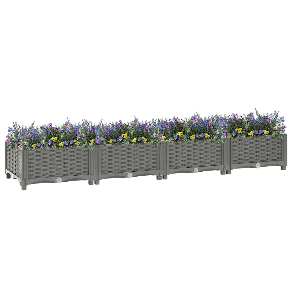 Vidaxl fioriera raccolta 160x40x23 cm polipropene