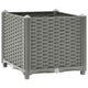Vidaxl Planter elevado 40x40x38 cm polipropeno