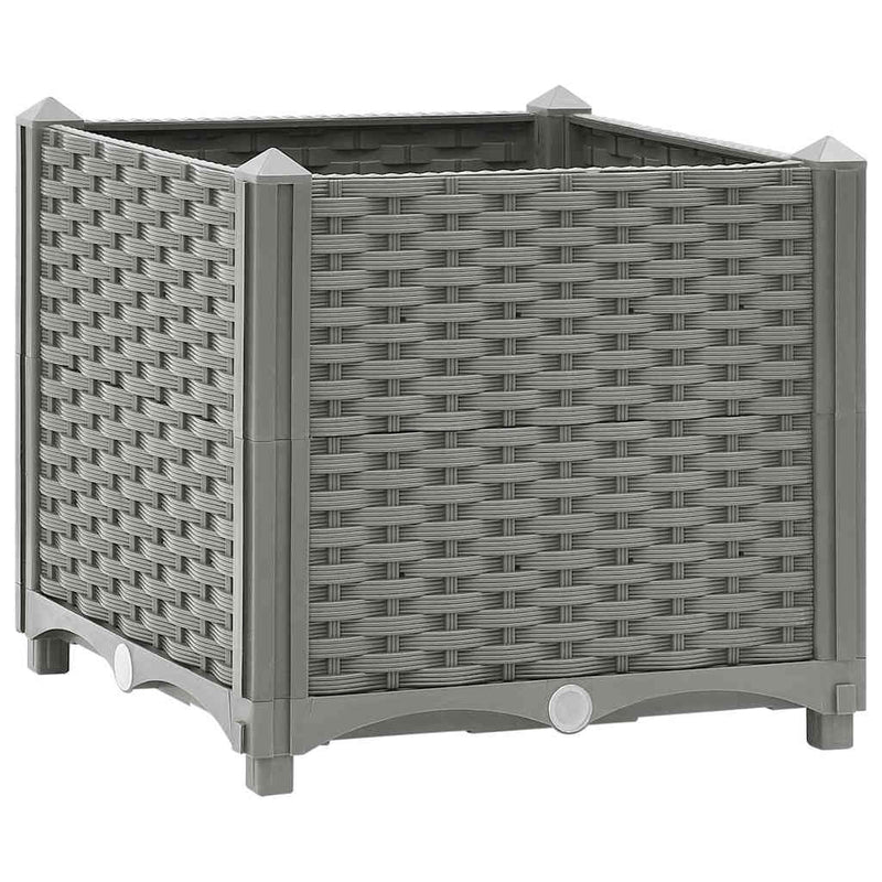 Vidaxl fioriera raccolta 40x40x38 cm polipropene