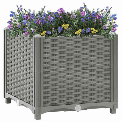 Vidaxl fioriera raccolta 40x40x38 cm polipropene