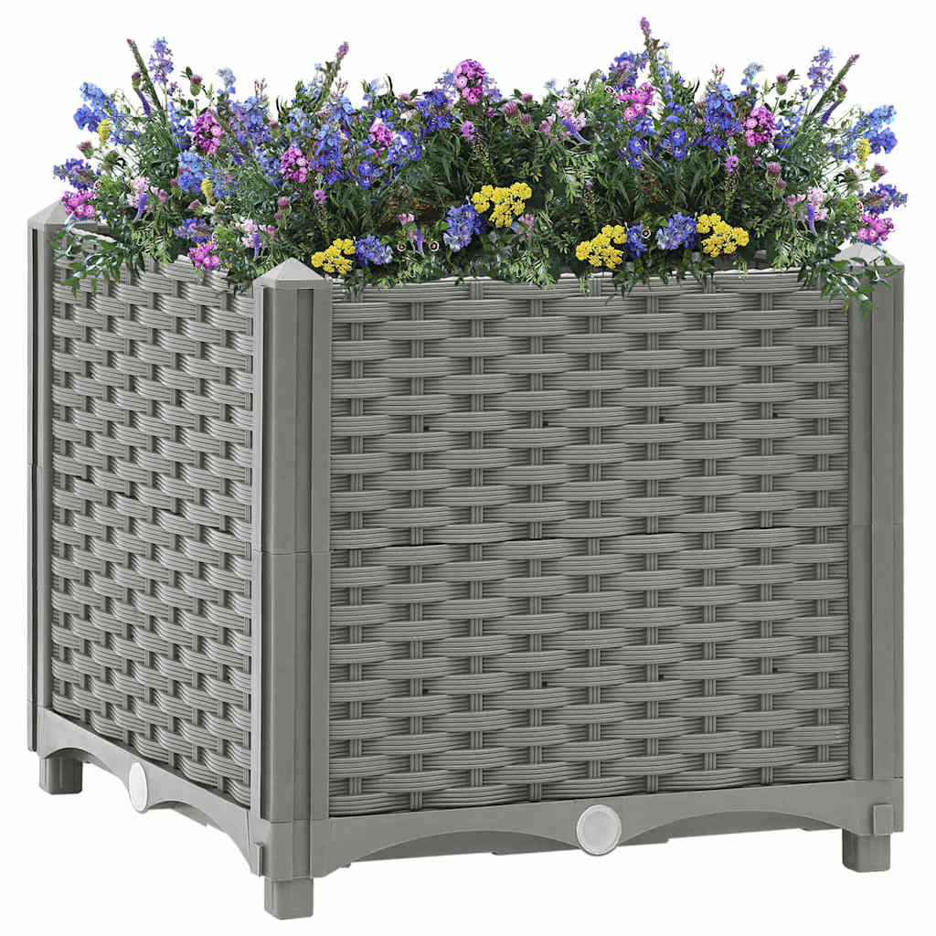 Vidaxl Planter elevado 40x40x38 cm polipropeno