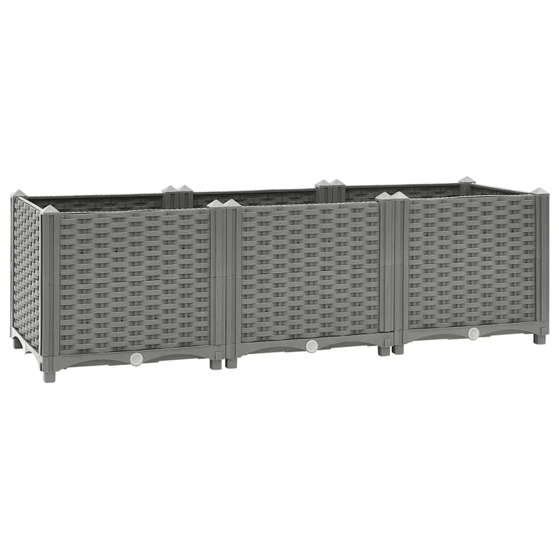 Vidaxl fioriera raccolta in polipropene da 120x40x38 cm