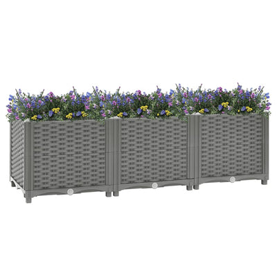 Vidaxl fioriera raccolta in polipropene da 120x40x38 cm