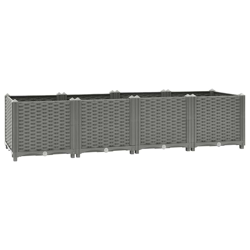 Vidaxl fioriera raccolta 160x40x38 cm polipropene