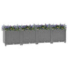 Vidaxl fioriera raccolta 160x40x38 cm polipropene