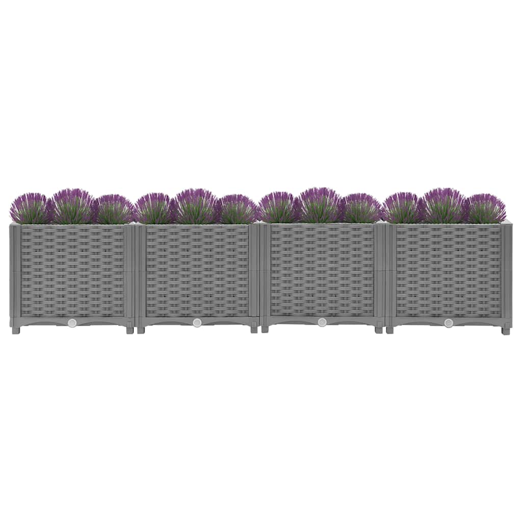 Vidaxl fioriera raccolta 160x40x38 cm polipropene