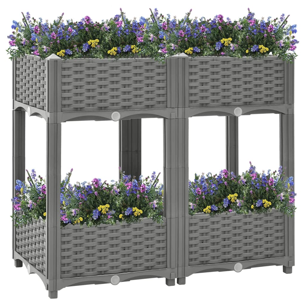 Fiotrice Vidaxl ha raccolto polipropene 80x40x71 cm