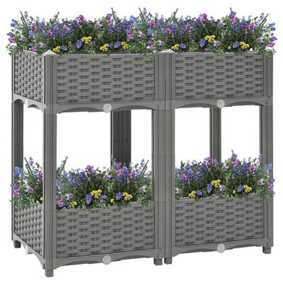 Fiotrice Vidaxl ha raccolto polipropene 80x40x71 cm