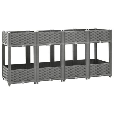 Vidaxl fioriera raccolta 160x40x71 cm polipropene