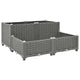 Vidaxl Planter elevado 80x80x38 cm de polipropileno