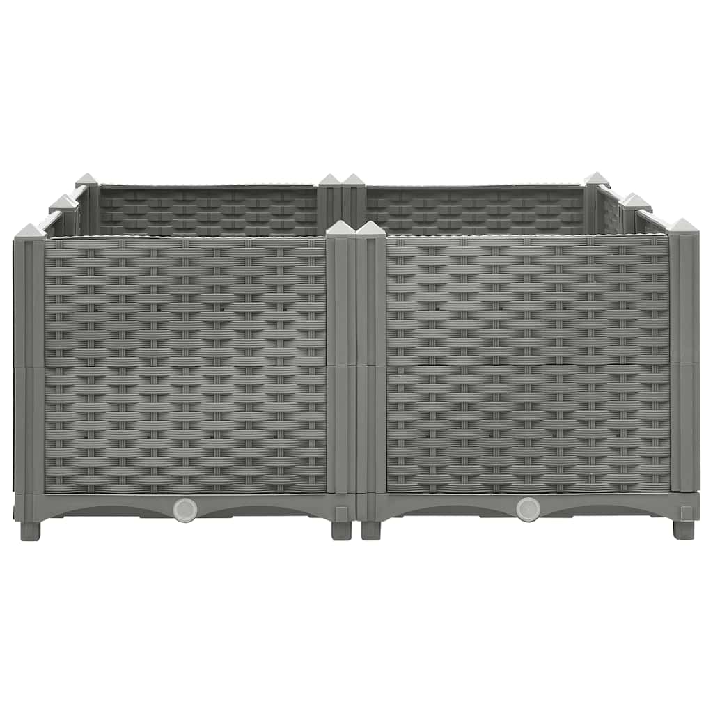 Fiotrice Vidaxl ha raccolto polipropilene 80x80x38 cm