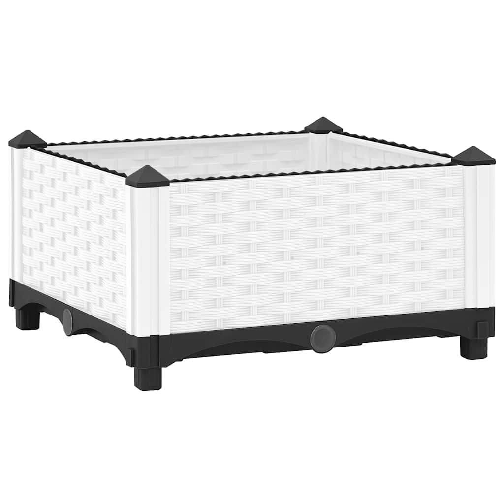 Vidaxl Planter elevado 40x40x23 cm polipropeno
