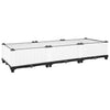 Vidaxl fioriera ha raccolto polipropene da 120x40x23 cm