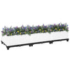 Vidaxl fioriera ha raccolto polipropene da 120x40x23 cm