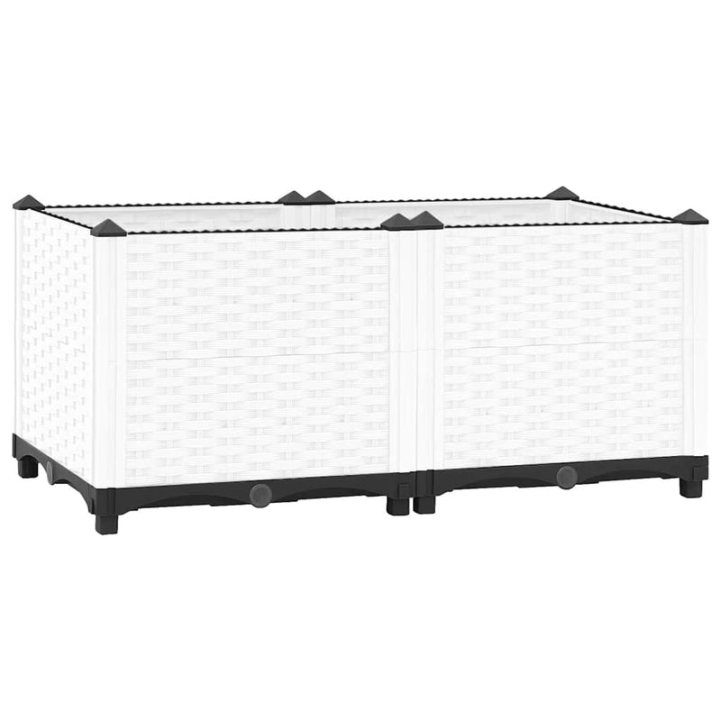 Vidaxl fioriera ha raccolto polipropene 80x40x38 cm