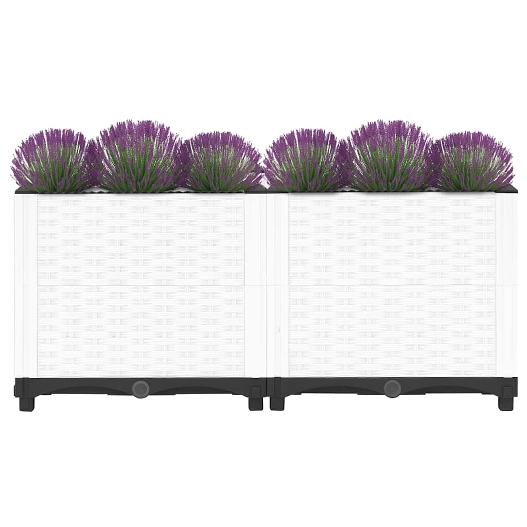Vidaxl fioriera ha raccolto polipropene 80x40x38 cm