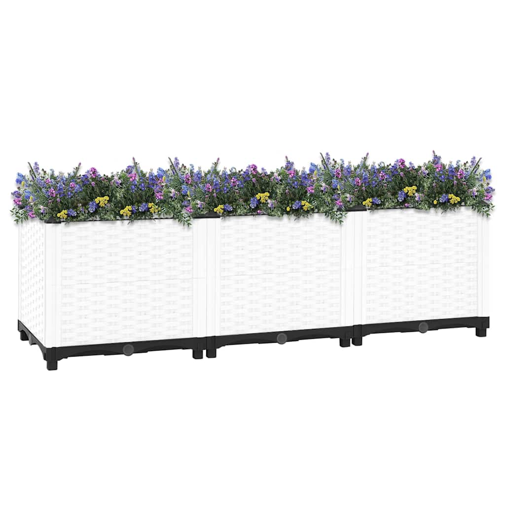 Vidaxl fioriera raccolta in polipropene da 120x40x38 cm