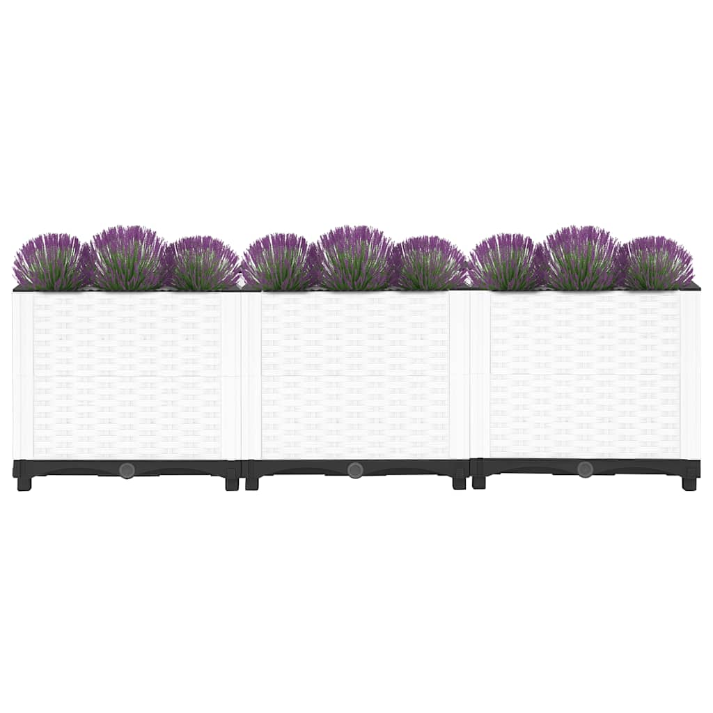 Vidaxl fioriera raccolta in polipropene da 120x40x38 cm