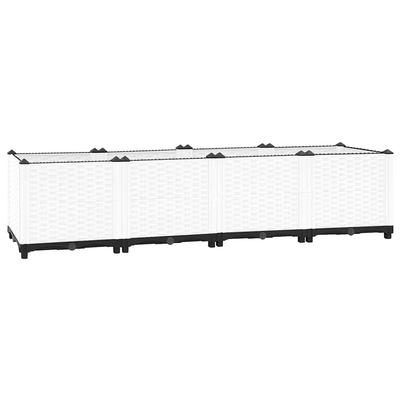 Vidaxl fioriera raccolta 160x40x38 cm polipropene