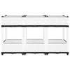 Vidaxl plantenbak verhoogd 120x40x71 cm polypropeen