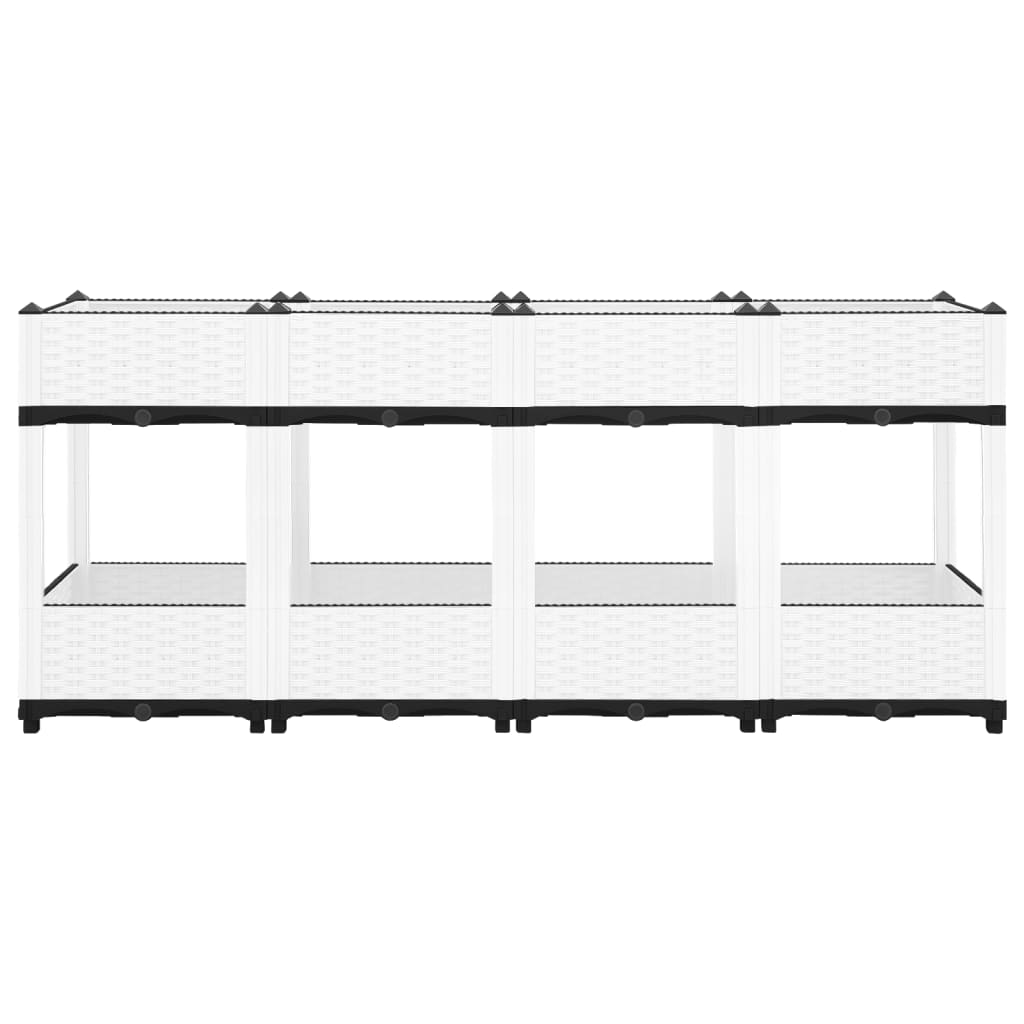 Vidaxl Planter recaudó 160x40x71 cm de polipropeno