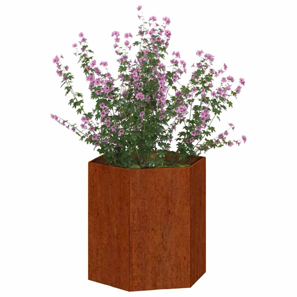 Vidaxl Planning Box Rusty 40x40x45 cm Corten Steel