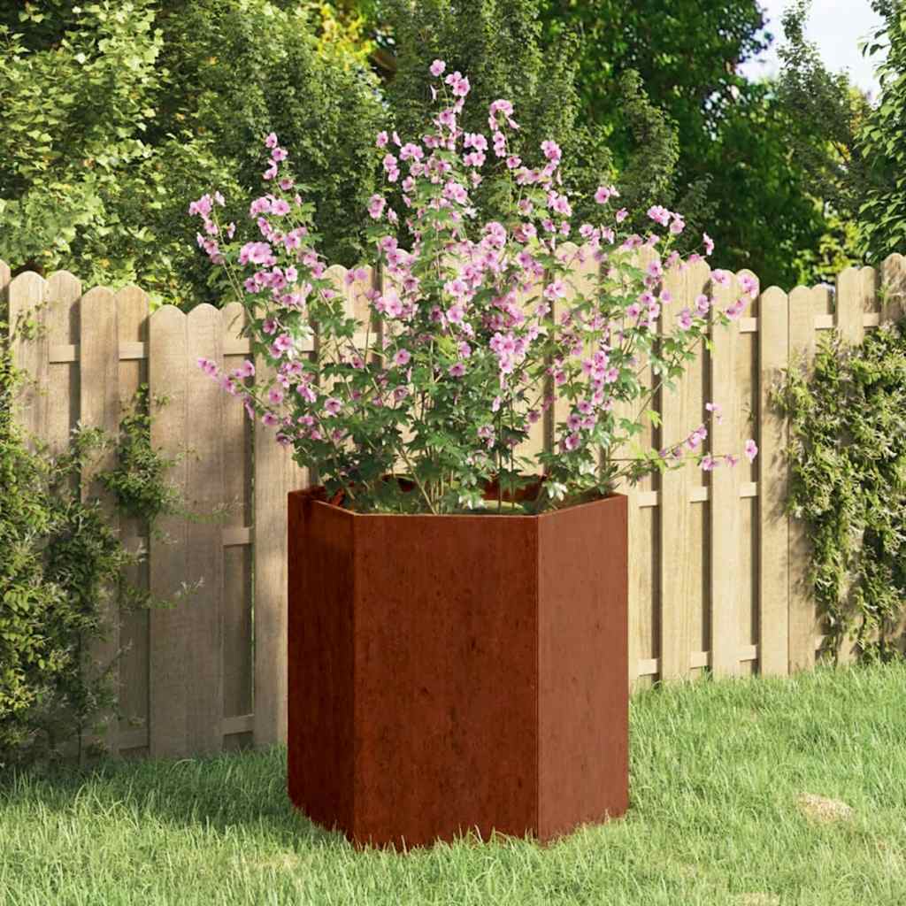 Vidaxl Planning Box Rusty 40x40x45 cm Corten Steel