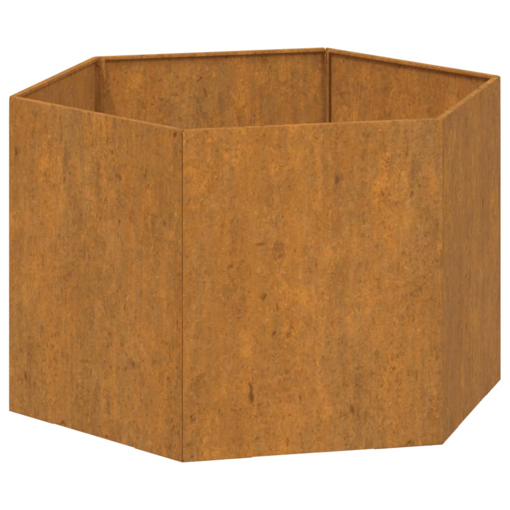 Vidaxl Plannet Rusty 60x60x45 cm acciaio corn