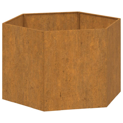 Vidaxl Plannet Rusty 60x60x45 cm acciaio corn