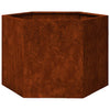 Vidaxl Plannet Rusty 60x60x45 cm acciaio corn