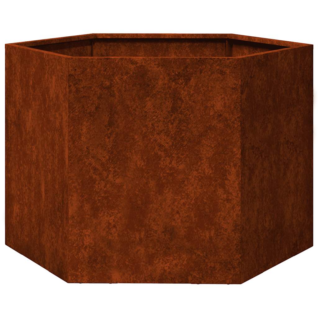 Vidaxl Plannet Rusty 60x60x45 cm acciaio corn