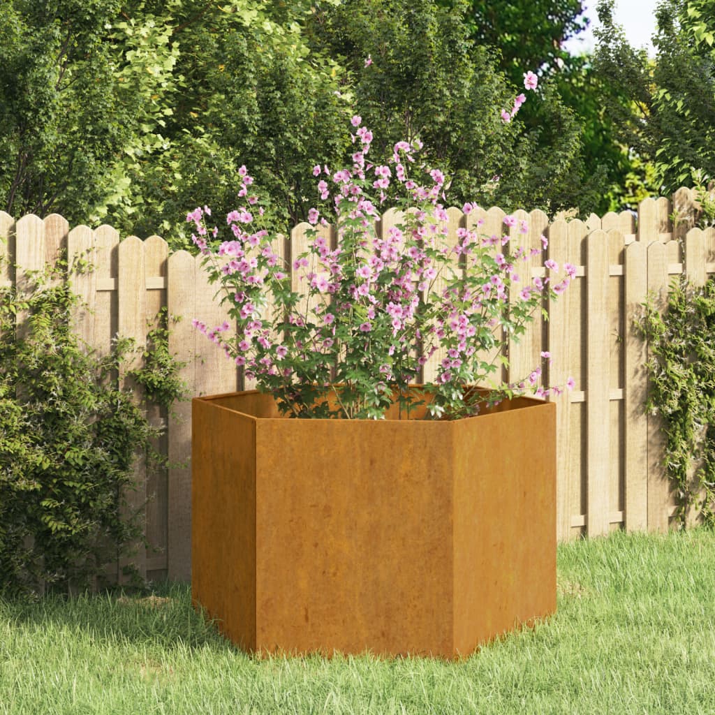 Vidaxl Plannet Rusty 60x60x45 cm acciaio corn