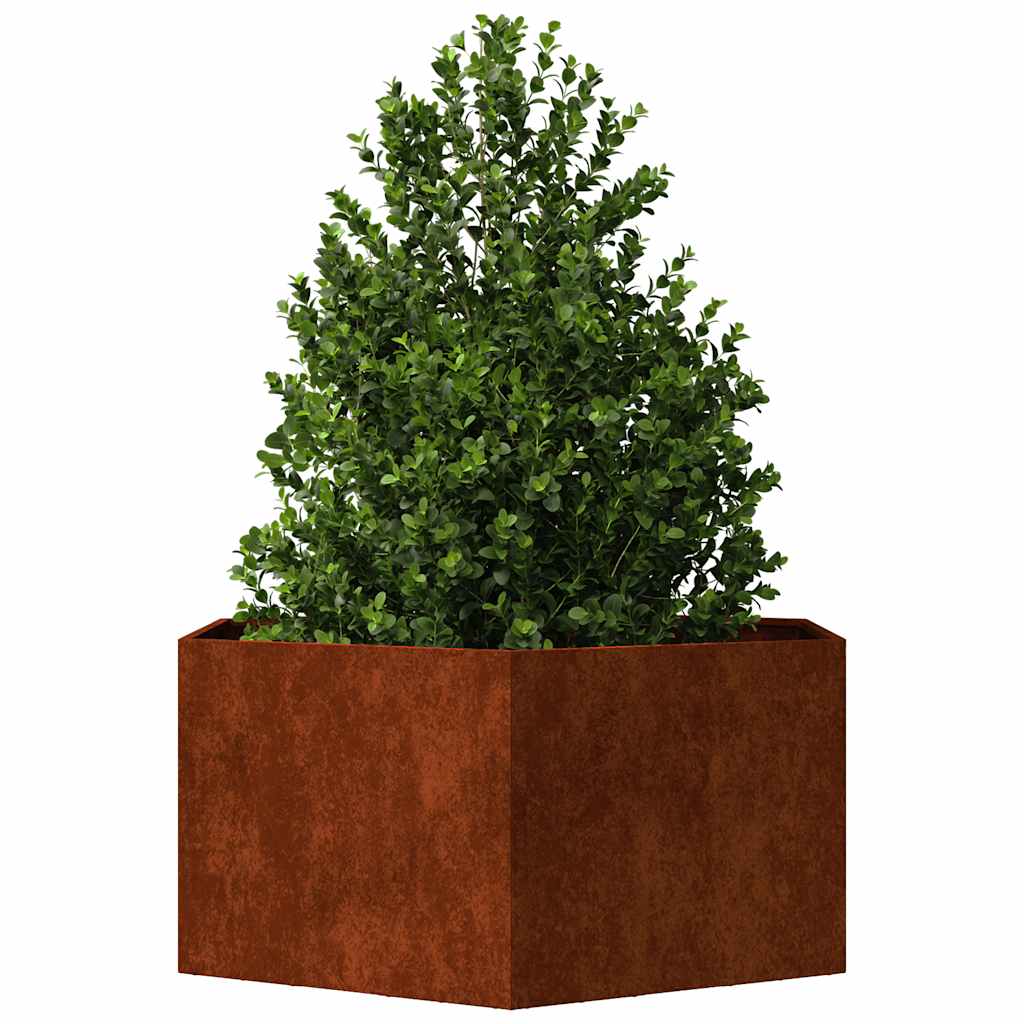 Vidaxl Plannet Rusty 90x90x45 cm Cortenstaal