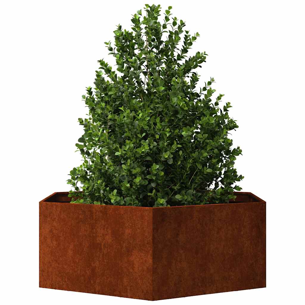 Vidaxl Plannet Rusty 138x120x45 cm Cortenstaal