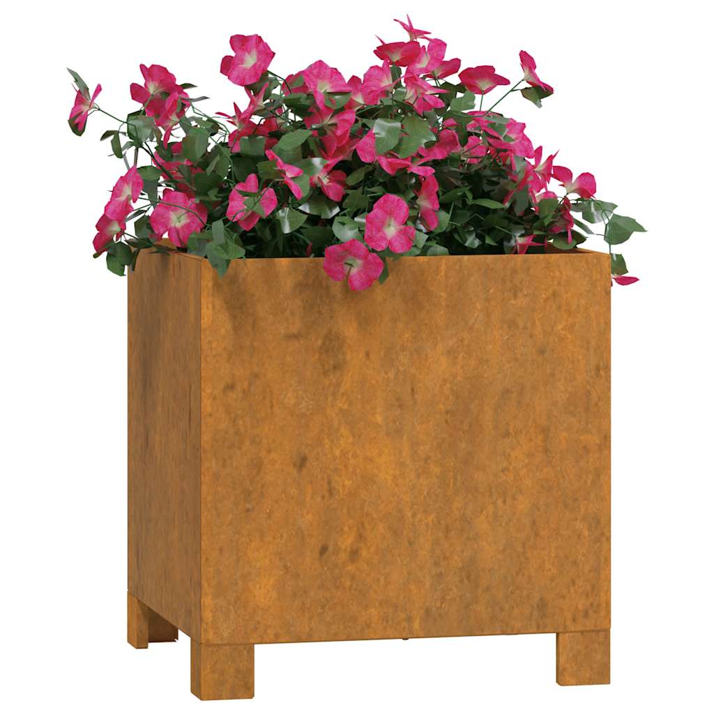 Vidaxl Plannet con gambe arrugginite 32x30x33 cm cornstaal