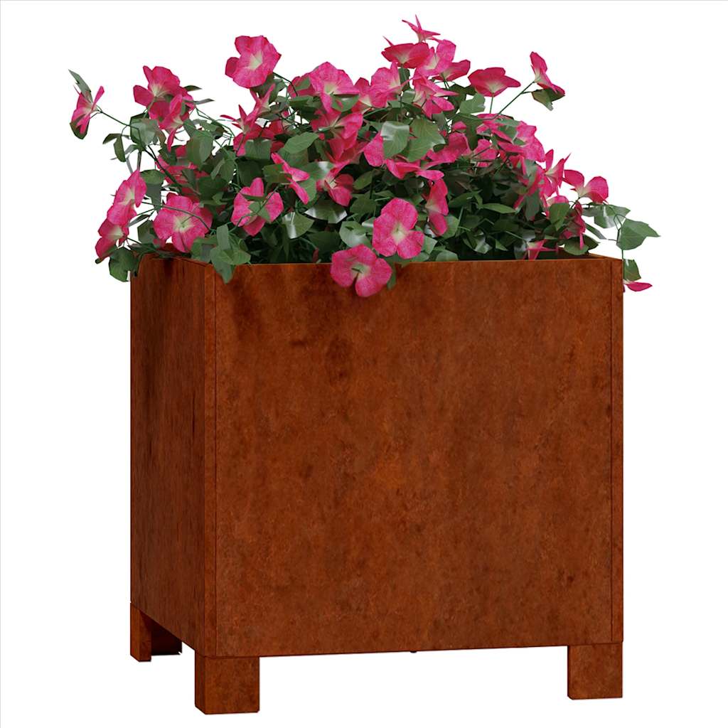Vidaxl Plannet con gambe arrugginite 32x30x33 cm cornstaal