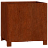 Vidaxl fioriera con gambe arrugginite 42x40x43 cm Cortenstaal