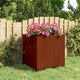 Plantilla Vidaxl con piernas Rusty 49x47x50 cm Cortenstaal