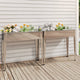 Vidaxl Fioters 2 St Galvanized Steel