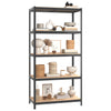 Vidaxl Storage Backs 4 ST 5 LAYER DE ACERO Y COLOR DE ANTRACITE DE MADERA PROCESADA