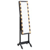 Vidaxl Specchio distaccato con LED 34x37x146 cm nero