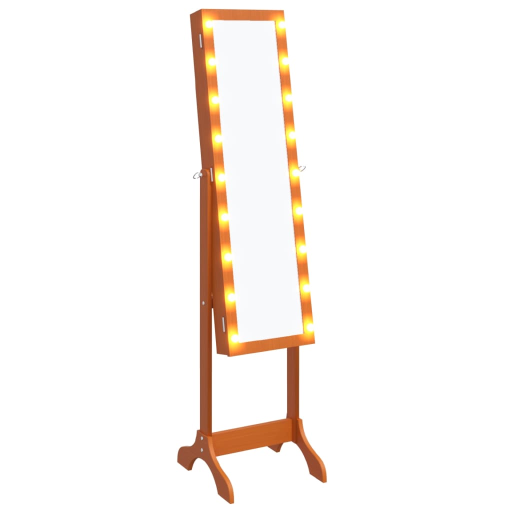 Vidaxl Specchio distaccato con LED 34x37x146 cm