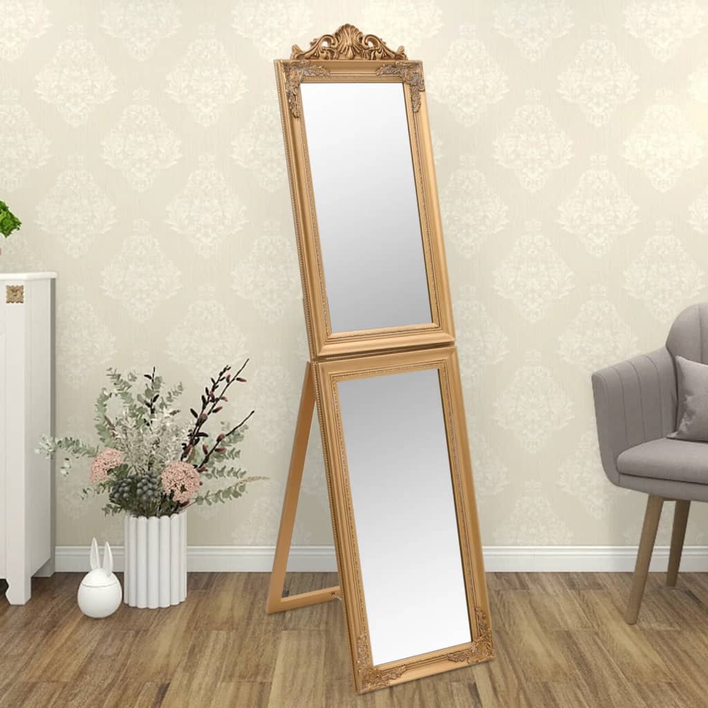 Vidaxl Mirror staccato 40x160 cm colorato in oro